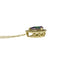 Treated Topaz & Diamond Pendant in 14KT Yellow Gold