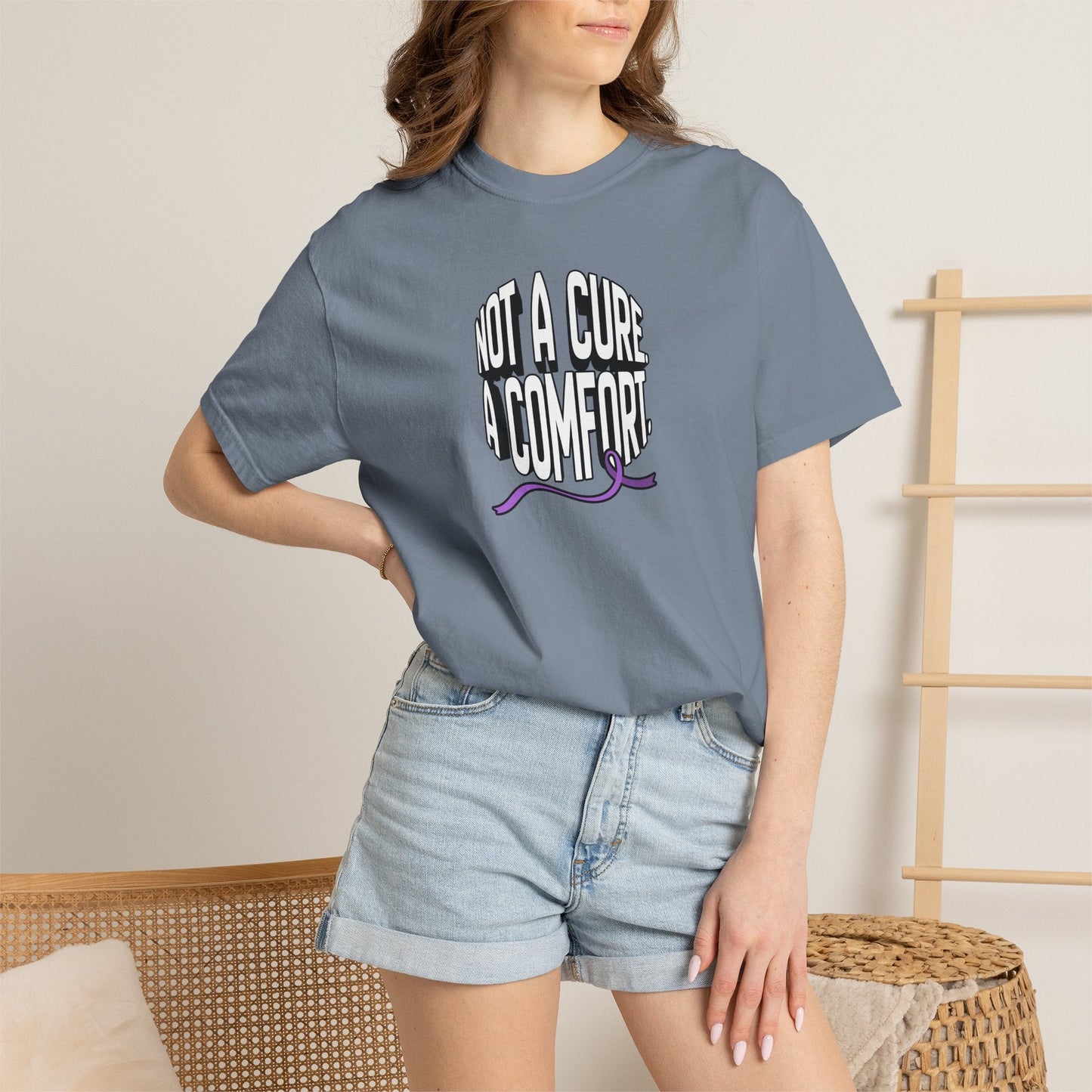 Pas un remède, un vêtement de confort - T-shirt teint en pièce