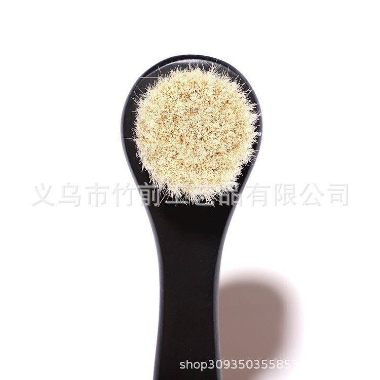 Baby hair comb round head beech wood baby bath brush children's bath brush - Korvel