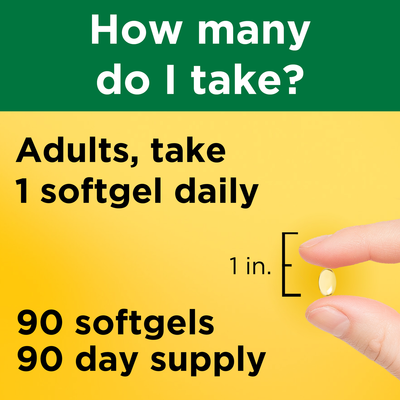 Nature Made Vitamine D3 5000 UI Softgels Extra Fort