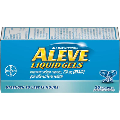 Gels liquides Aleve - Soulagement de la douleur et réduction de la fièvre, 220 mg