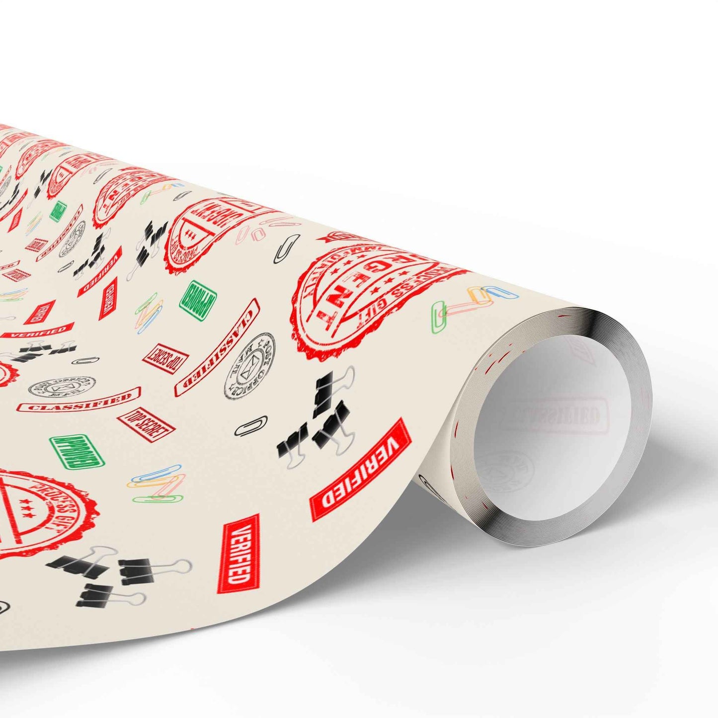 Papier Cadeau Red Tape – Papier Cadeau Parodique Politique