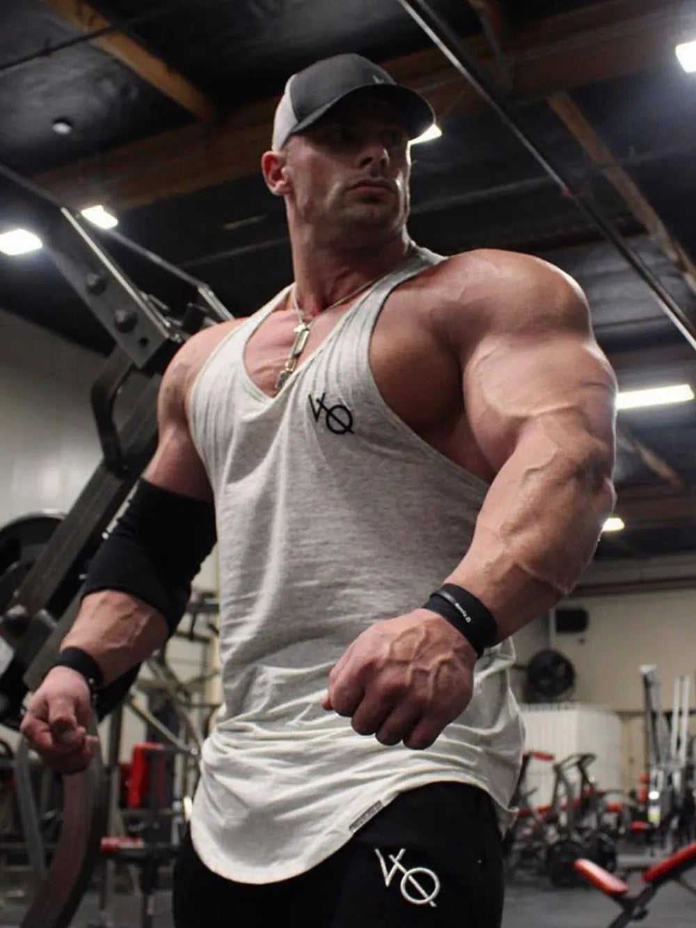 Men's Round Neck Racerback Tank Top