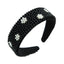 New Fashion Full Pearl Wide Edge Shampoo Headband Pressed Hair Ornament - Korvel