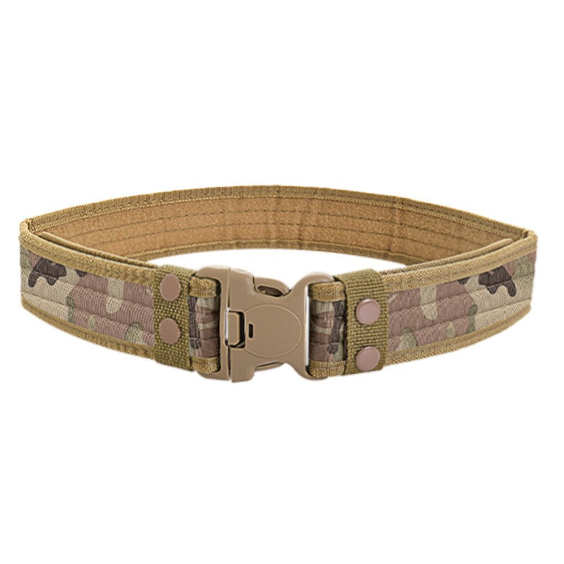 5.0 Oxford Cloth Tactical Belt Velcro Wrapped Outdoor Canvas Belt - Korvel