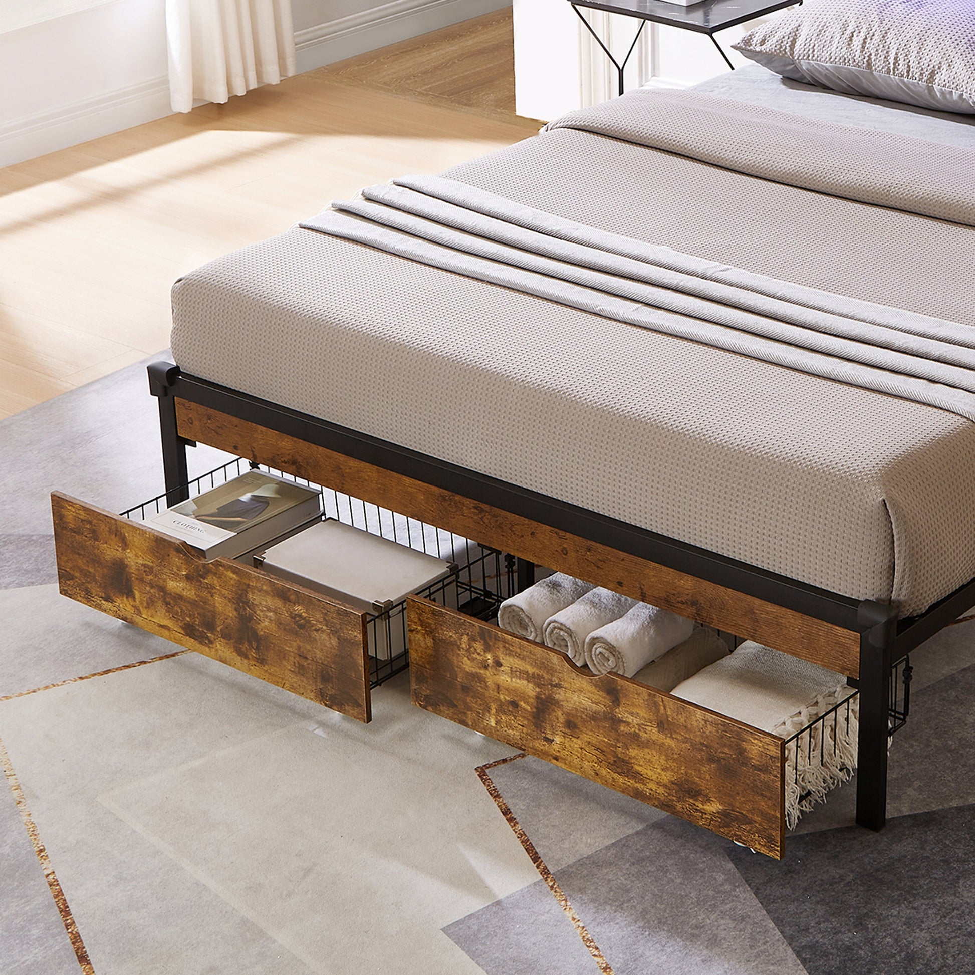 QUEEN BED DRAWERS - Korvel