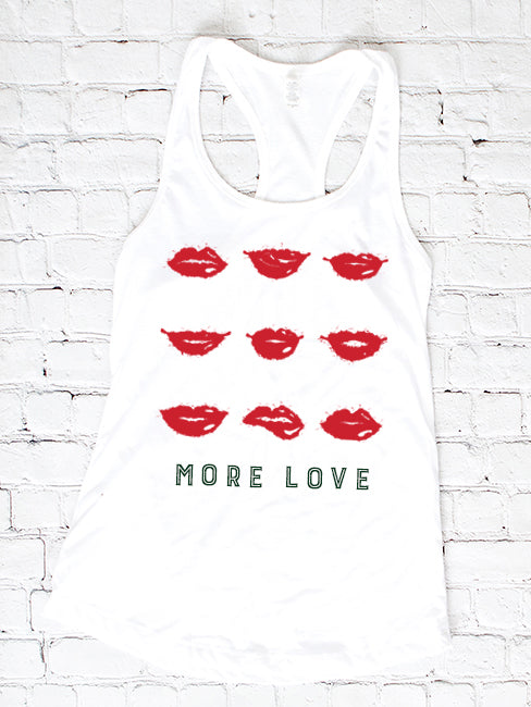 More Love Tank - Haut à dos nageur élégant