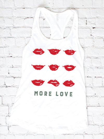 More Love Tank - Haut à dos nageur élégant