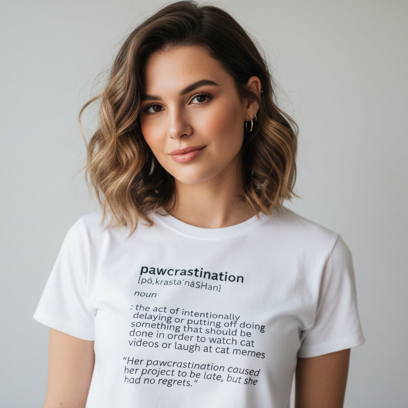 T-shirt Softstyle Femme Pawcrastination