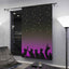 Night Watchers Blackout Curtain Panel – Cat Silhouettes & Starry Sky