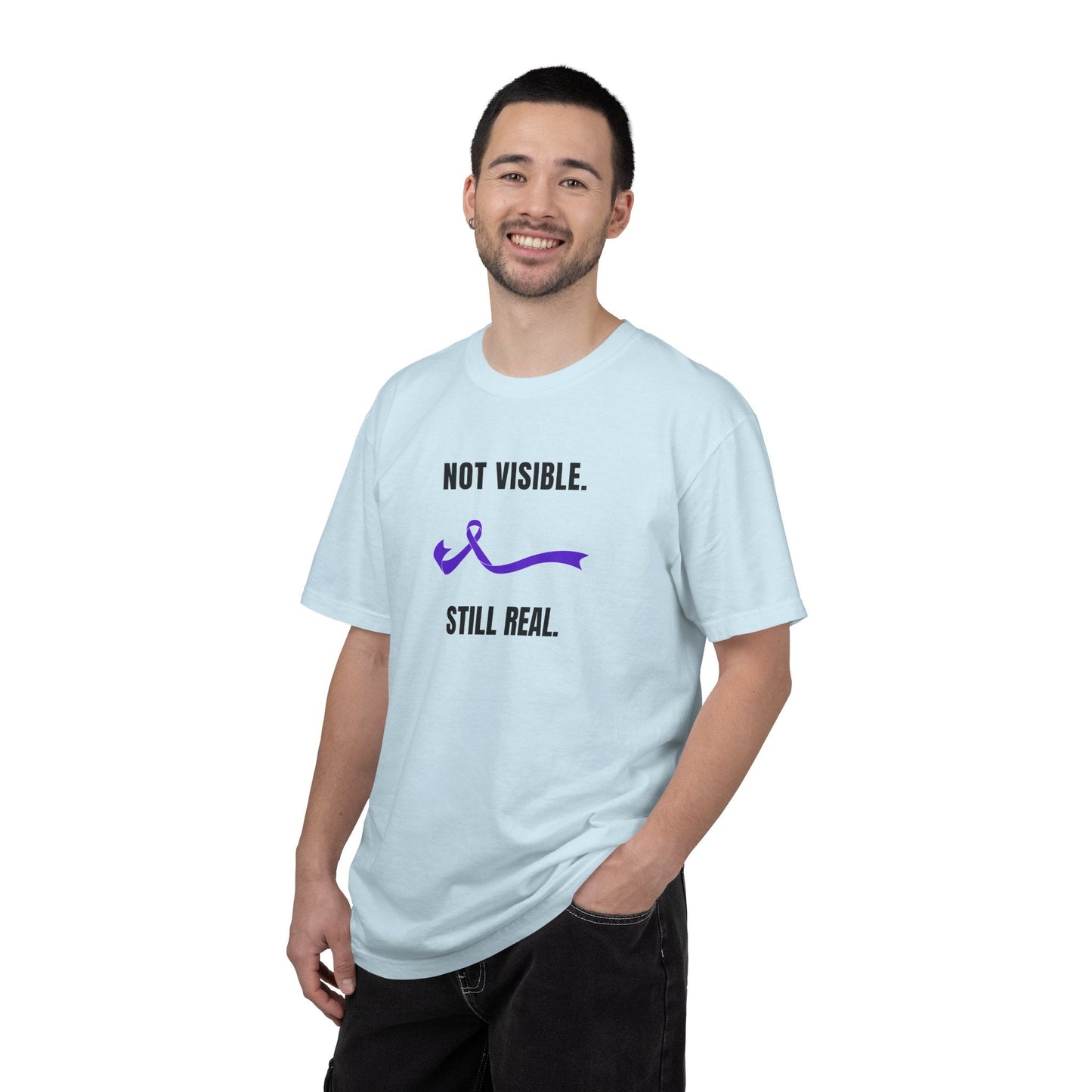Not Visible. Still Real. T-Shirt - Epilepsy Awareness