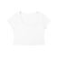 Camiseta corta ajustada de color sólido para mujer Loki & Ivy