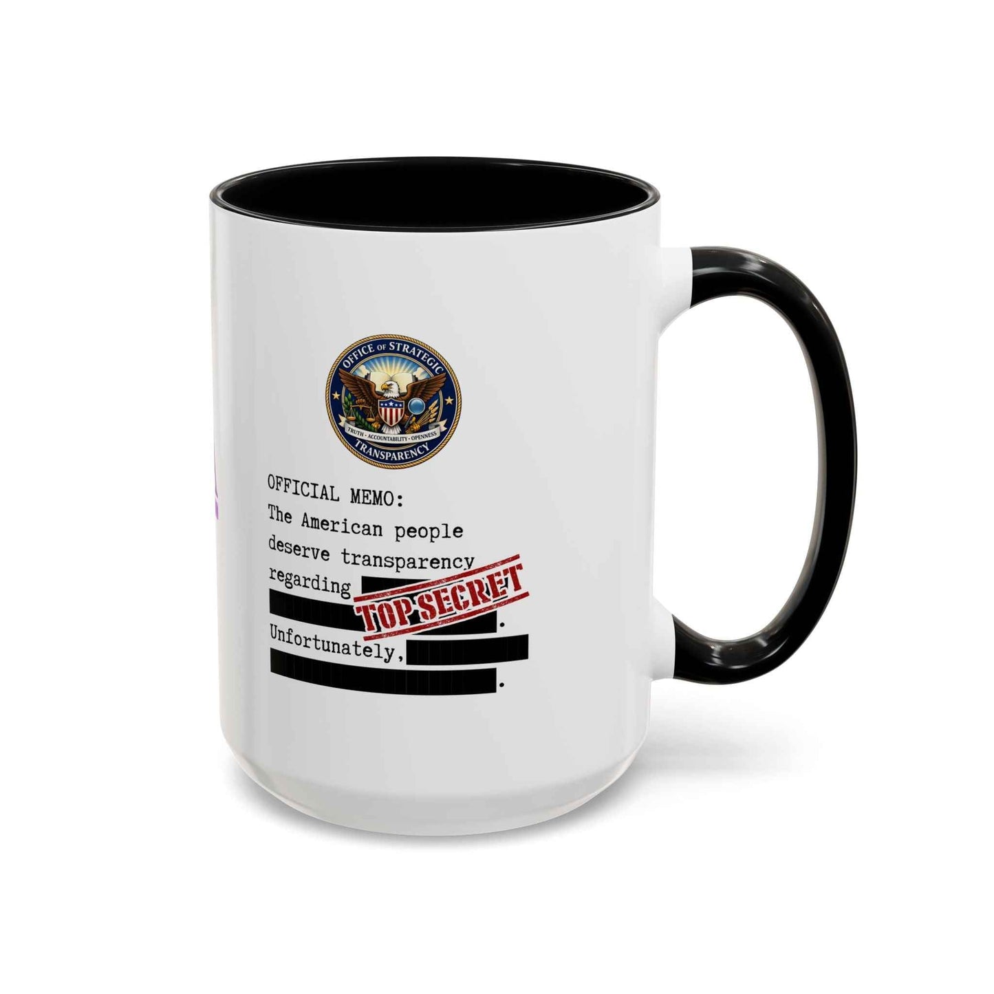 Official Memo Top Secret Coffee Mug – Political Satire
