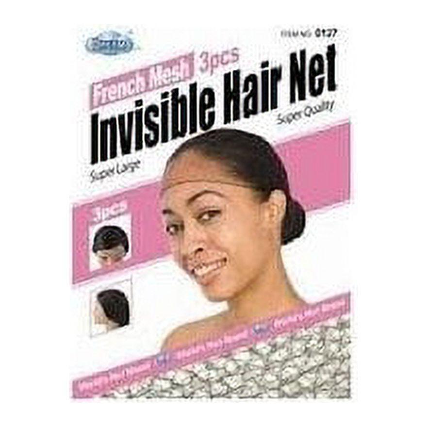 Dream Invisible Hair Net - Super Large 3 Count Black