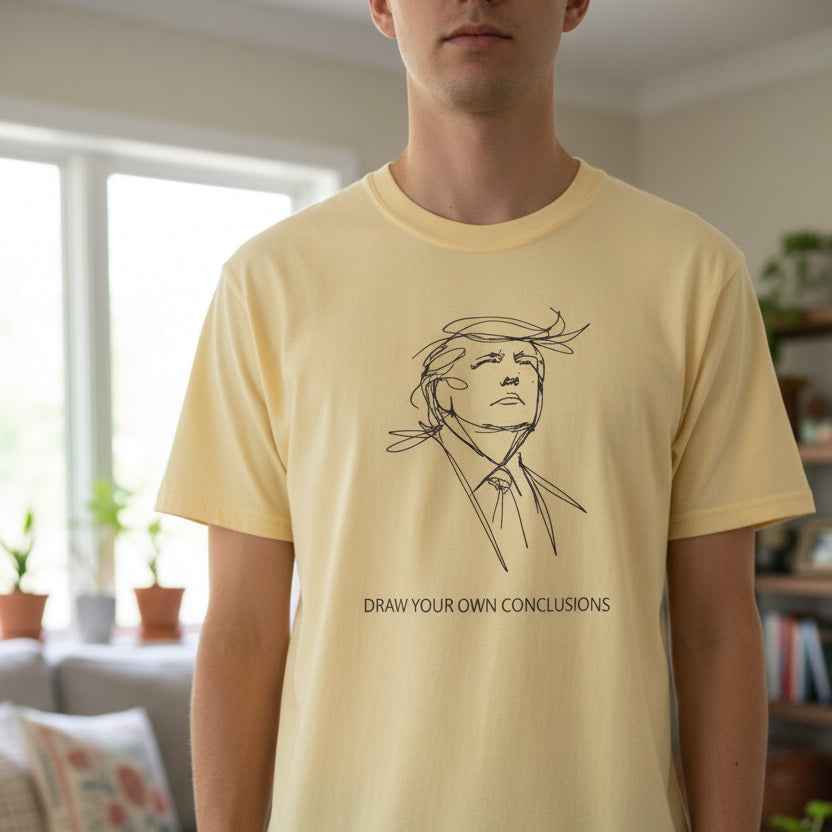 Saca tus propias conclusiones camiseta gráfica unisex