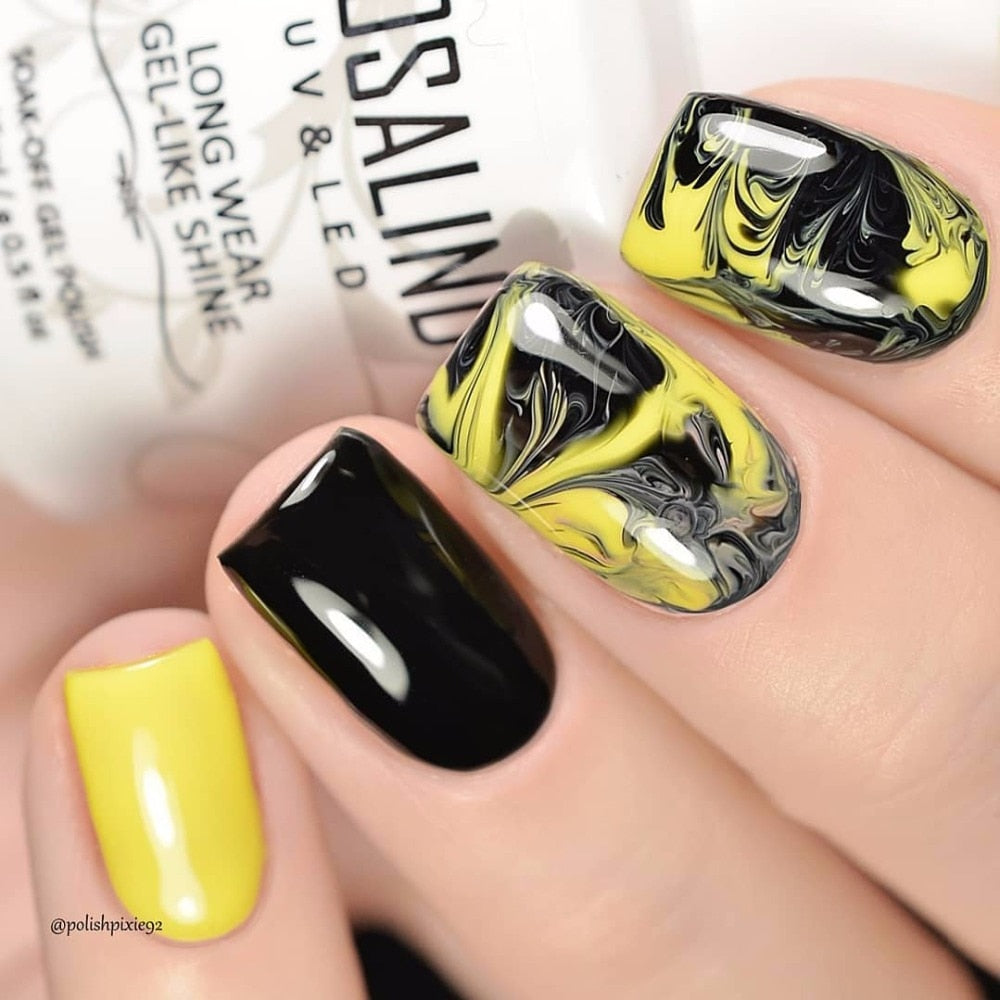 ROSALIND Gel Polish Set Manicure for Nails Semi Permanent Vernis top coat UV LED Gel Varnish Soak Off Nail Art Gel Nail Polish - Korvel