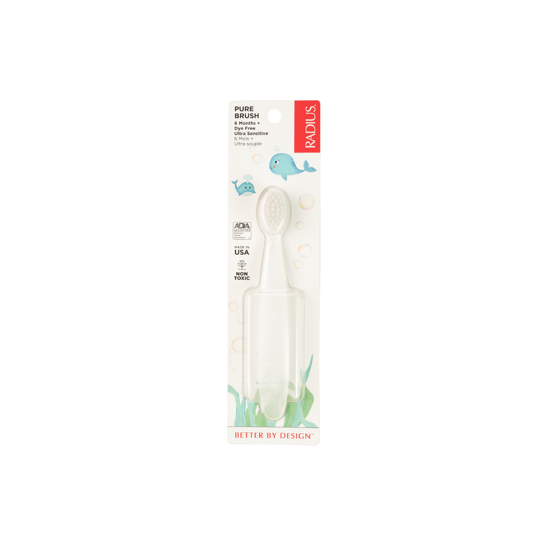 Brosse à dents Pure Baby Radius 6by – Ultra douce pour 6-18 mois