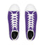 Men’s Purple High-Top Sneakers – Epilepsy Awareness Design