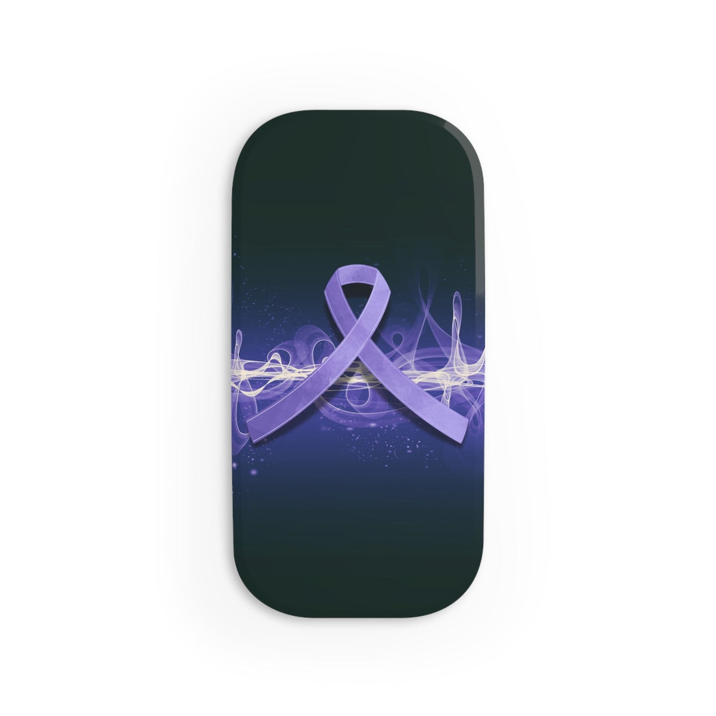 Soporte para teléfono de concienciación sobre la epilepsia – Diseño de cinta morada