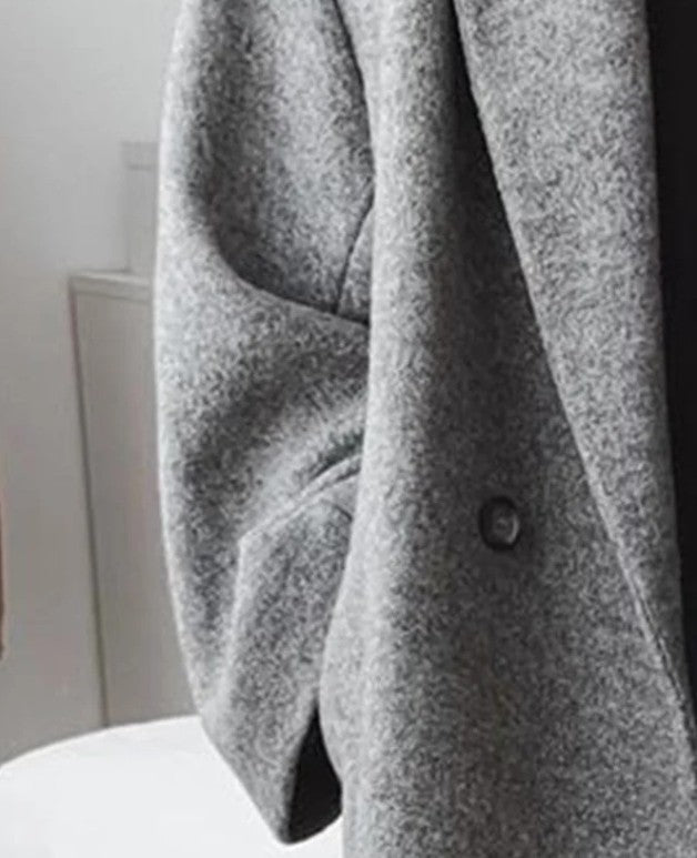 Women's Multi-Color Woolen Trench Coat