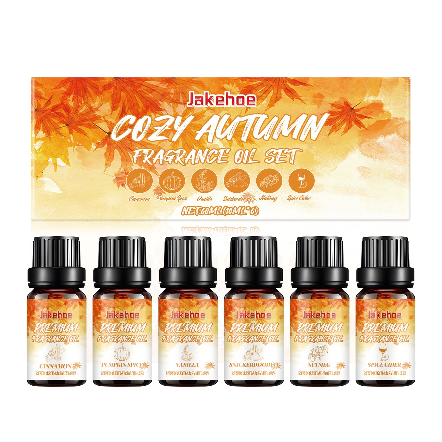 Autumn Essential Oil Set Indoor Warm Atmosphere Long-Lasting Warm Fragrance Soft Fragrance Humidifier Available - Korvel