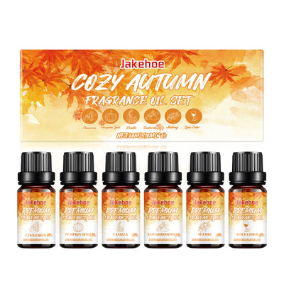 Autumn Essential Oil Set Indoor Warm Atmosphere Long-Lasting Warm Fragrance Soft Fragrance Humidifier Available - Korvel