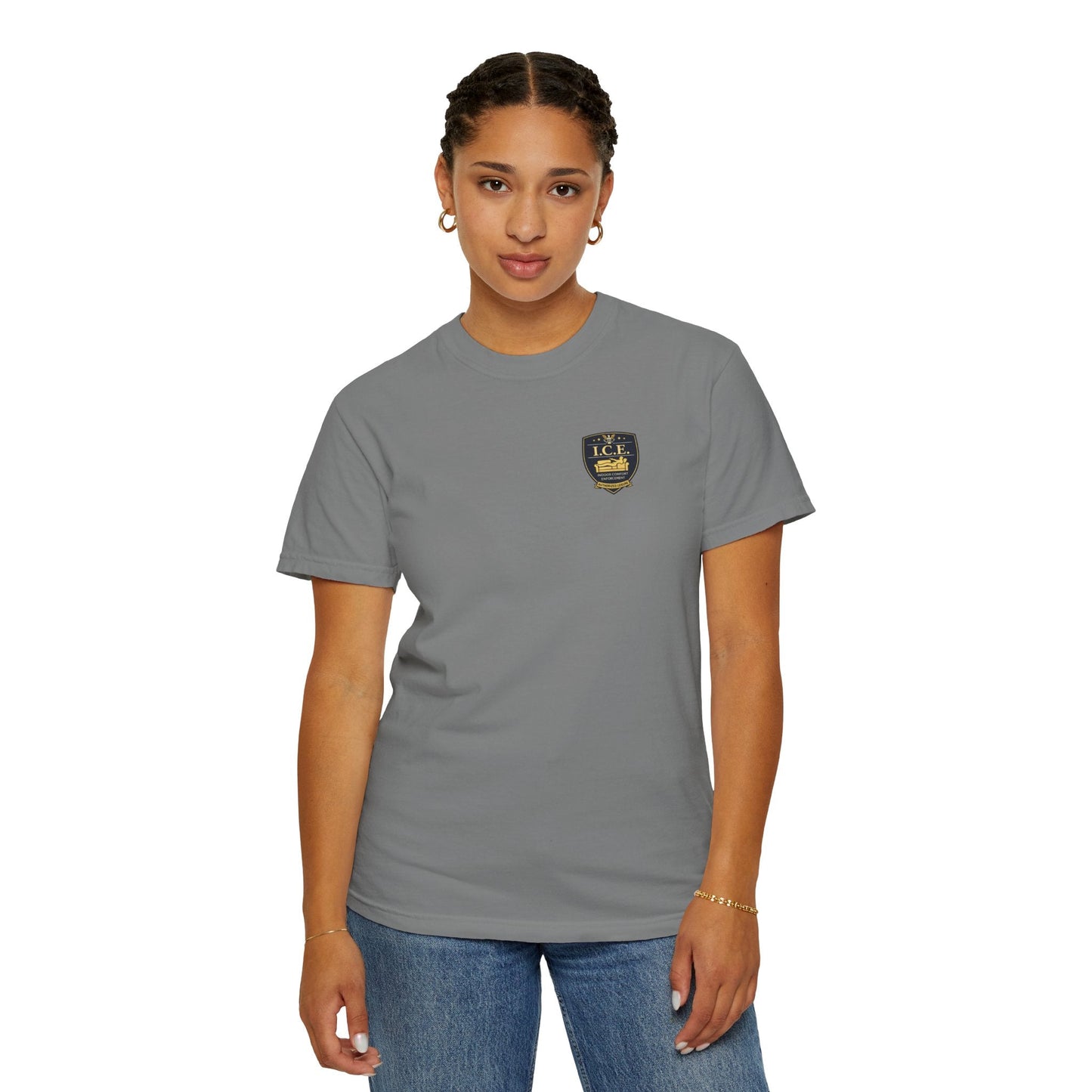 I.C.E. Badge T-Shirt | Institute of Cozy Excellence Tee