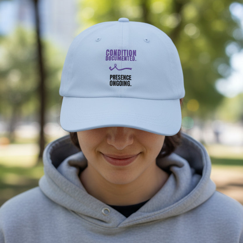 Epilepsy Awareness Dad Hat - Condition Documented