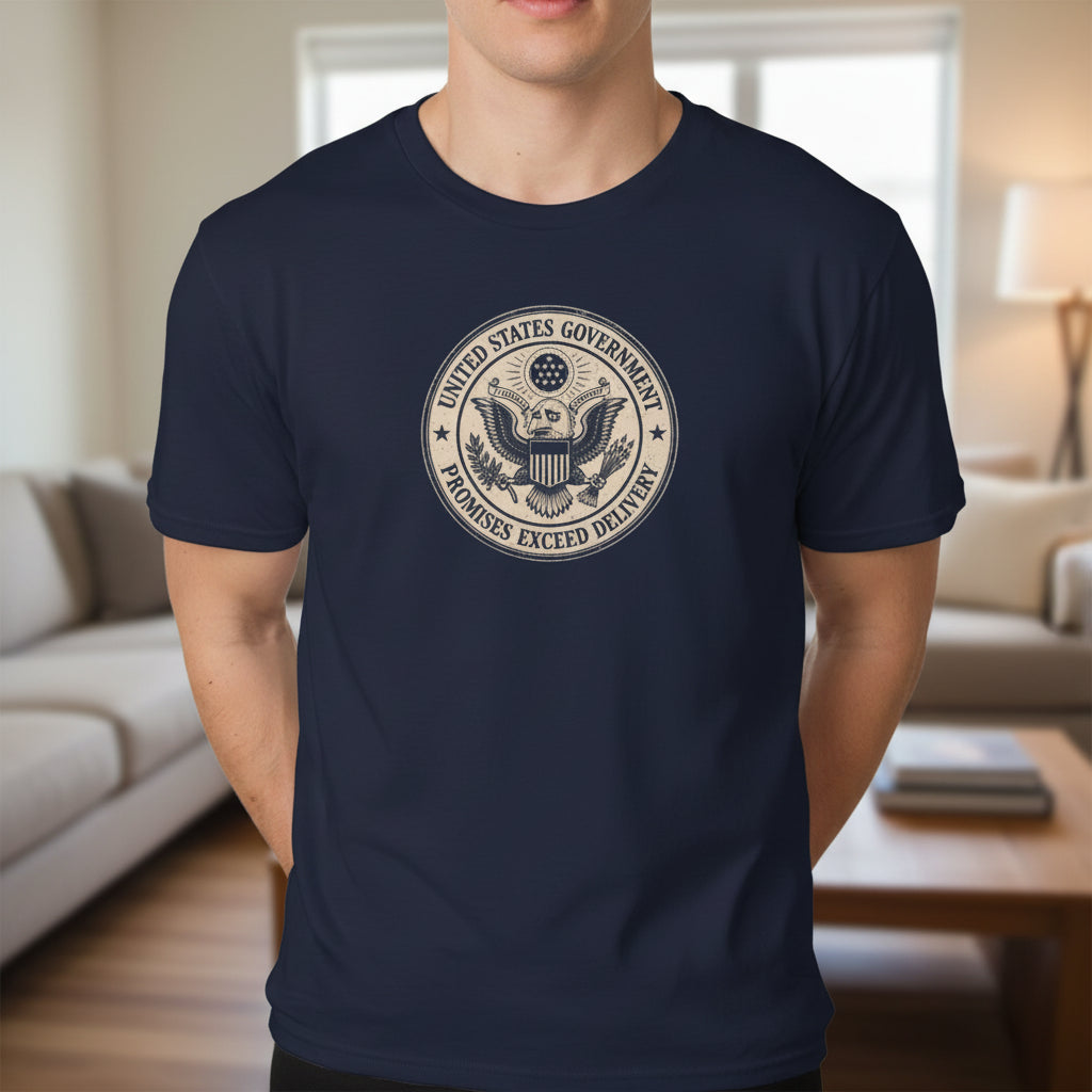 T-shirt avec le sceau du gouvernement des États-Unis - T-shirt en coton premium
