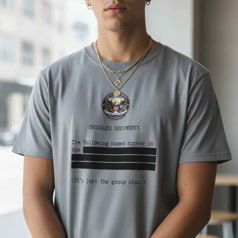Unsealed Documents Unisex T-Shirt - Political Satire Tee