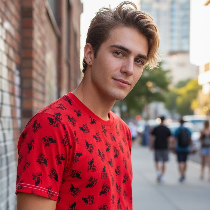 Si puedes leer esto, estás demasiado cerca – Camiseta unisex roja