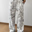 Pantalons de survêtement à jambe large imprimé abstrait