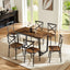 7 Pieces Dining Set 7-Piece Kitchen Table Set Perfect for Kitchen Breakfast Nook Living Room Occasions - Korvel