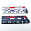 5.0 COYOTE Leaf Board Side Label - Korvel