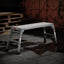 Work Platform Aluminum Portable Bench Folding Ladder ANSI Capacity 225 LBS 40" - Korvel
