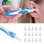 Ear Cleaner 16 Replacement Tips Earpick Easy Ear Wax Remover Spiral Earwax Cleaner Health Ear Cleaner Hearing Aid Ear Care Tools - Korvel