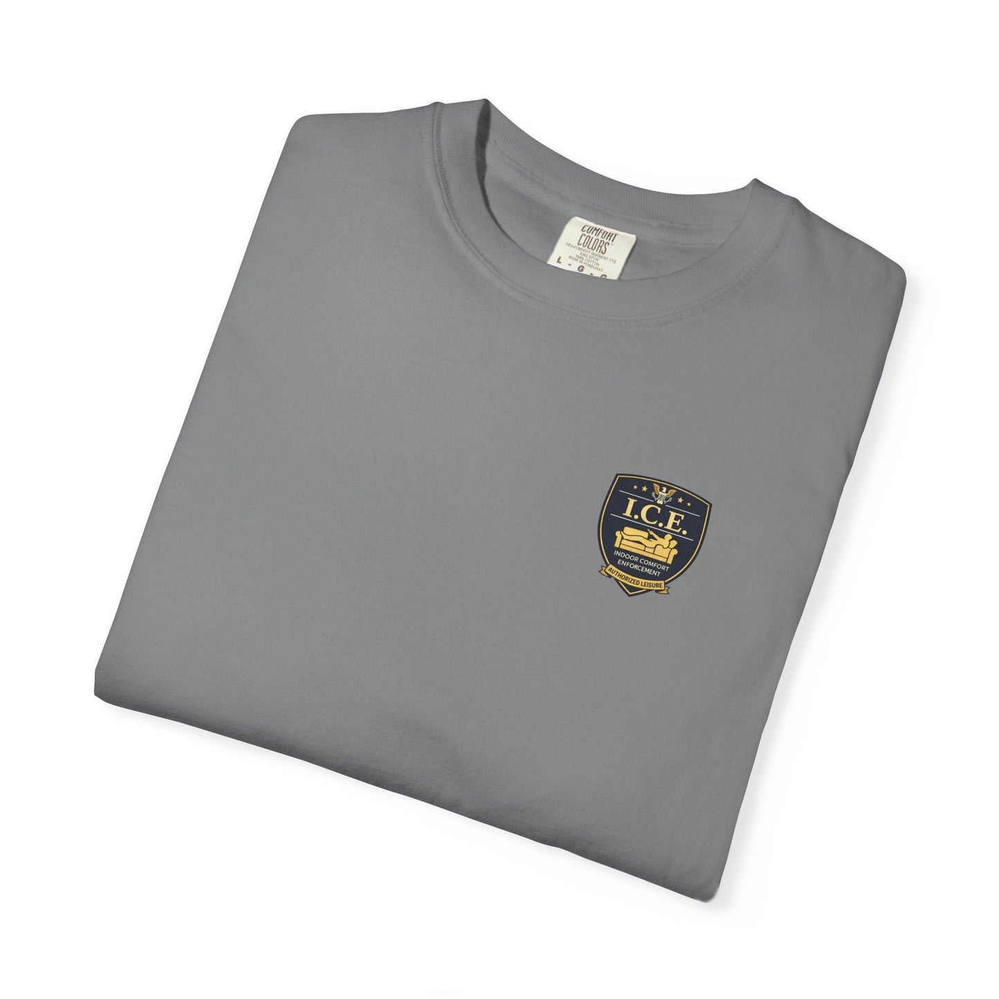 I.C.E. Badge T-Shirt | Institute of Cozy Excellence Tee
