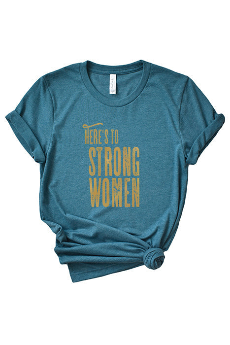 Heres To Strong Women Baseball Batting Tee