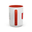 Taza de café con acento vibrante de EE. UU.