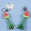 Summer cartoon charging cable refreshing fruit watermelon smiling face keychain data cable creative mobile fast charging cable - Korvel