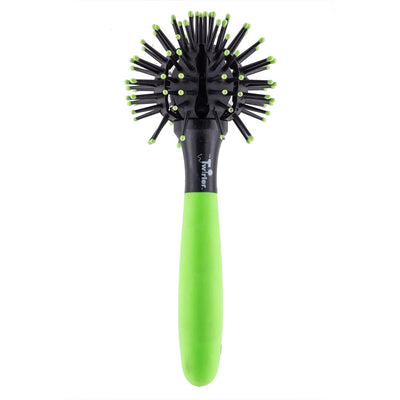 Twirler The Neon Green - Small Paddle Hairbrush