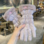Guantes de Invierno Acolchados Lindos para Mujeres - Algodón y Forro Polar