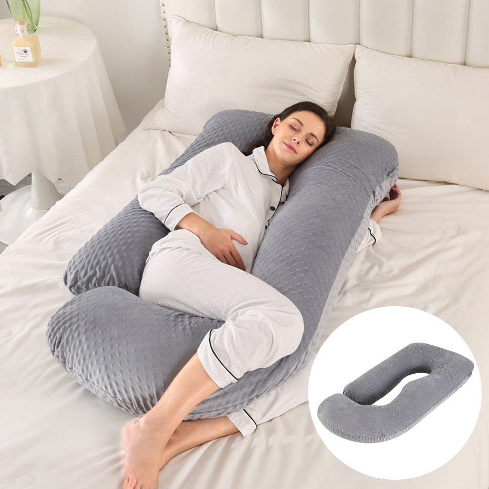 J-Shaped Pregnancy Pillow for Side Sleepers
