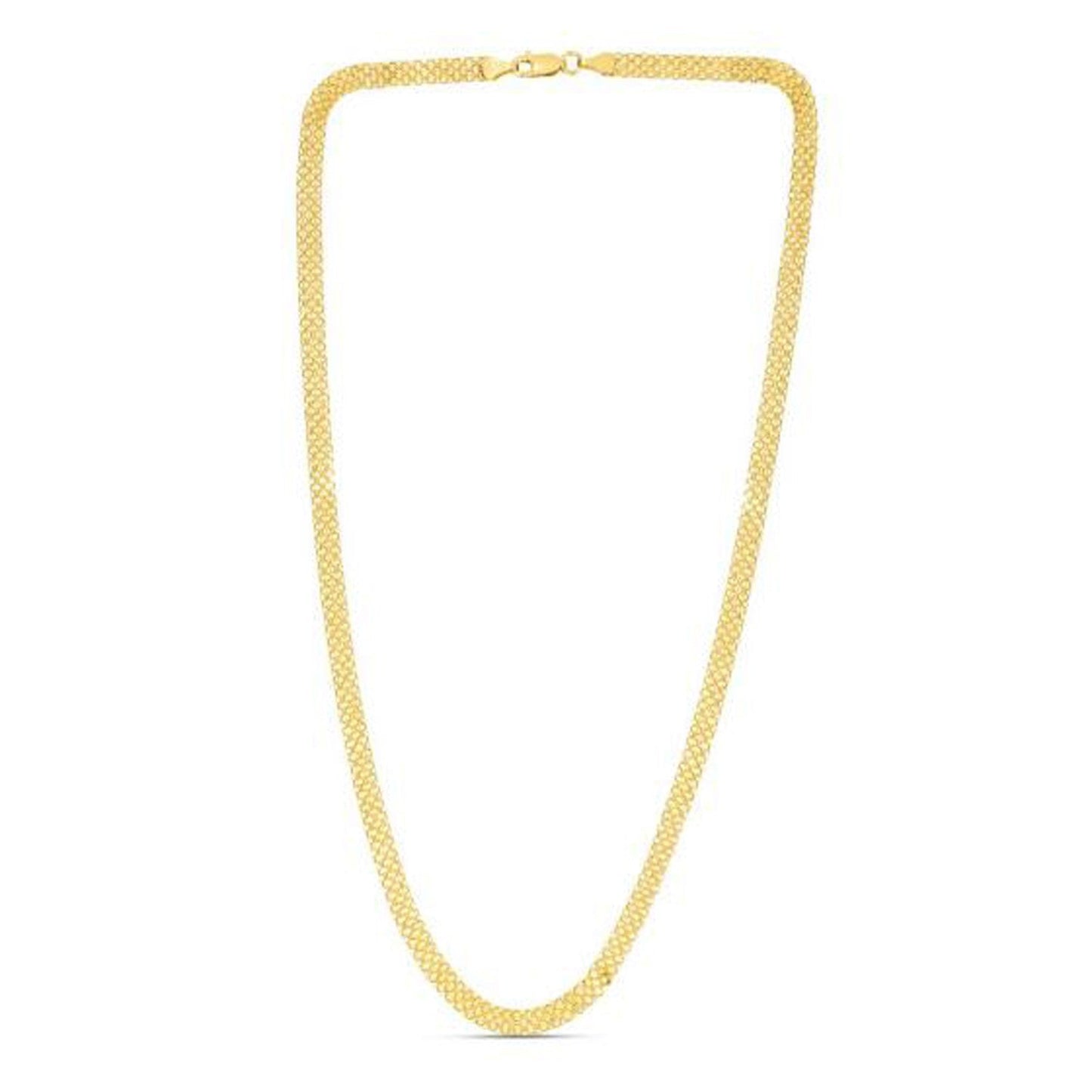 14k Yellow Gold Bismark Chain - 4.70 mm