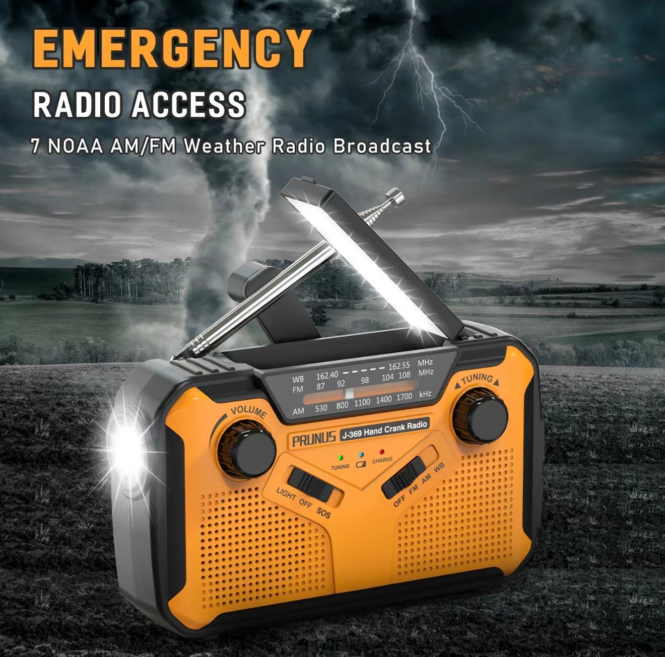 Radio de Emergencia StormGuard: Tu Compañero Esencial de Supervivencia