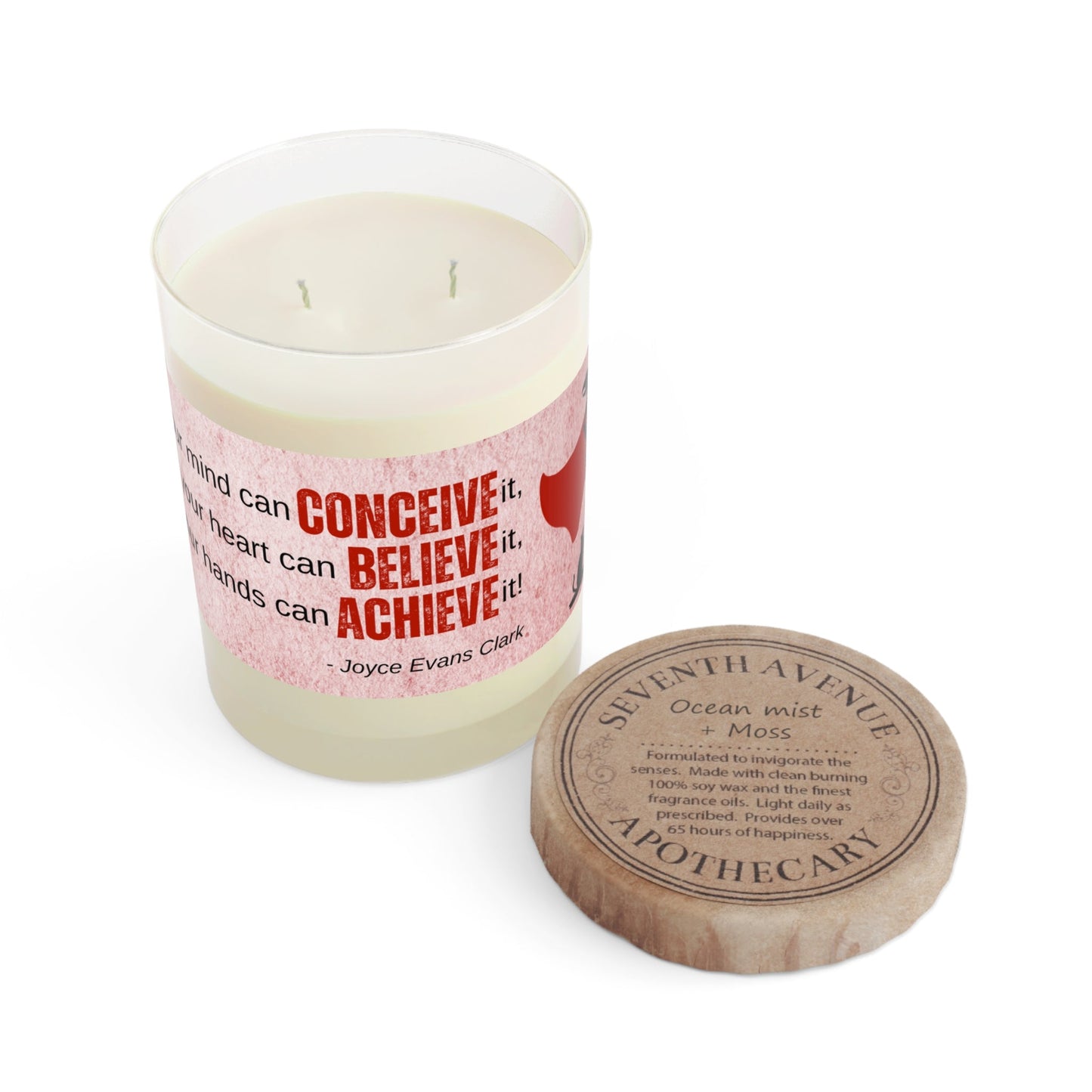 Elevate Your Space with Perception Aromatherapy Candle - 11oz Glass Jar - Korvel