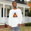Happy Halloween Cat Long Sleeve Tee for Cat Lovers