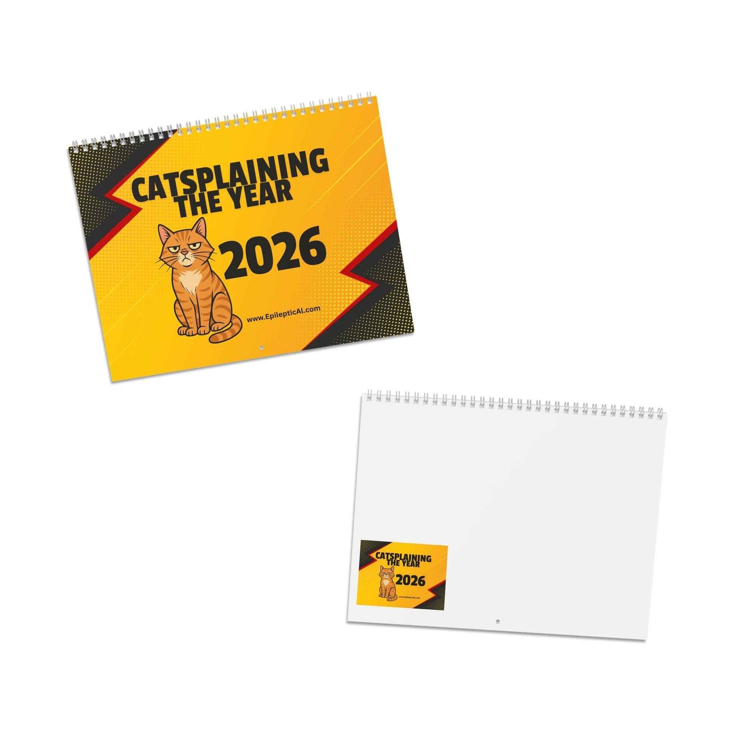 Catsplaining the Year – 2026 Funny Cat Calendar
