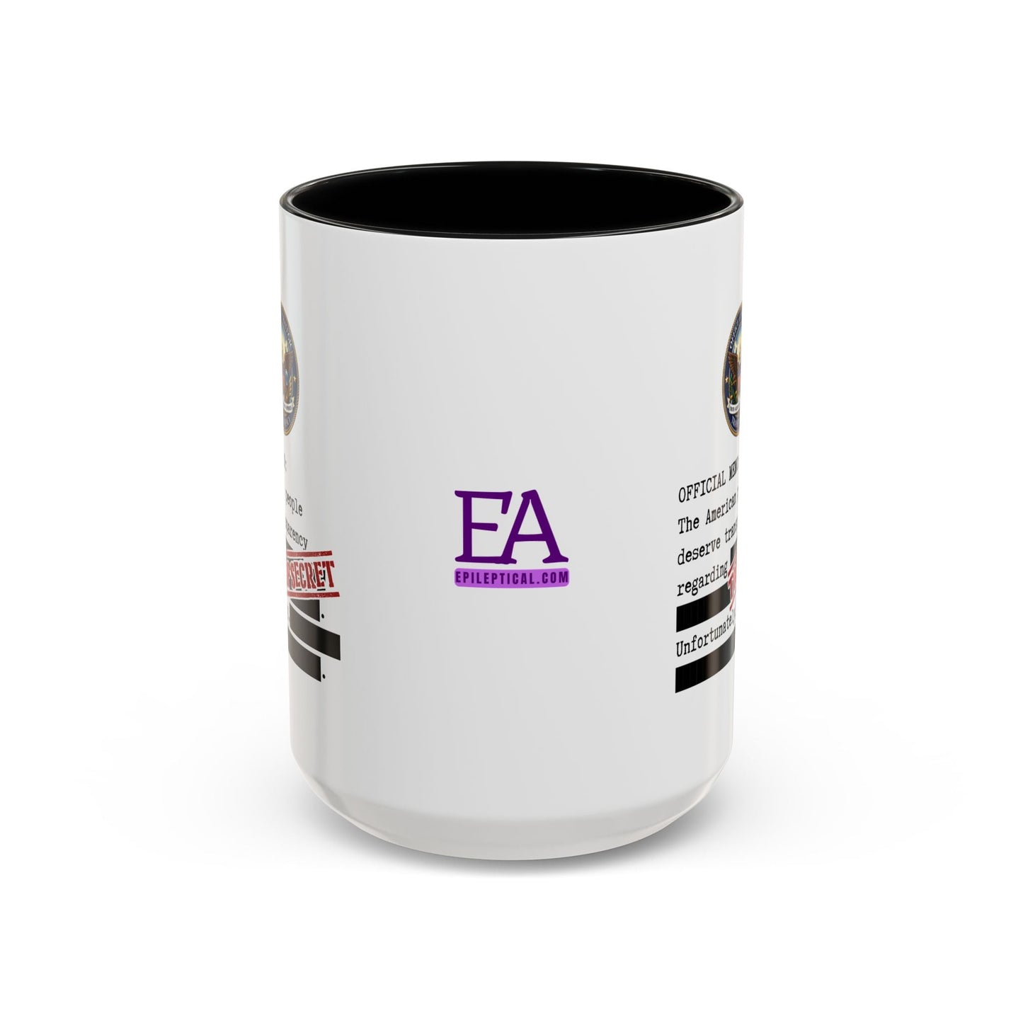 Official Memo Top Secret Coffee Mug – Political Satire
