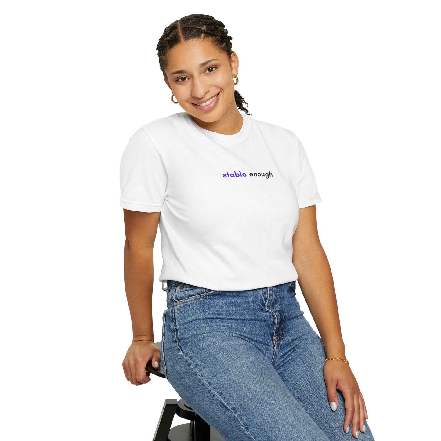 Camiseta de Conciencia sobre la Epilepsia Stable Enough